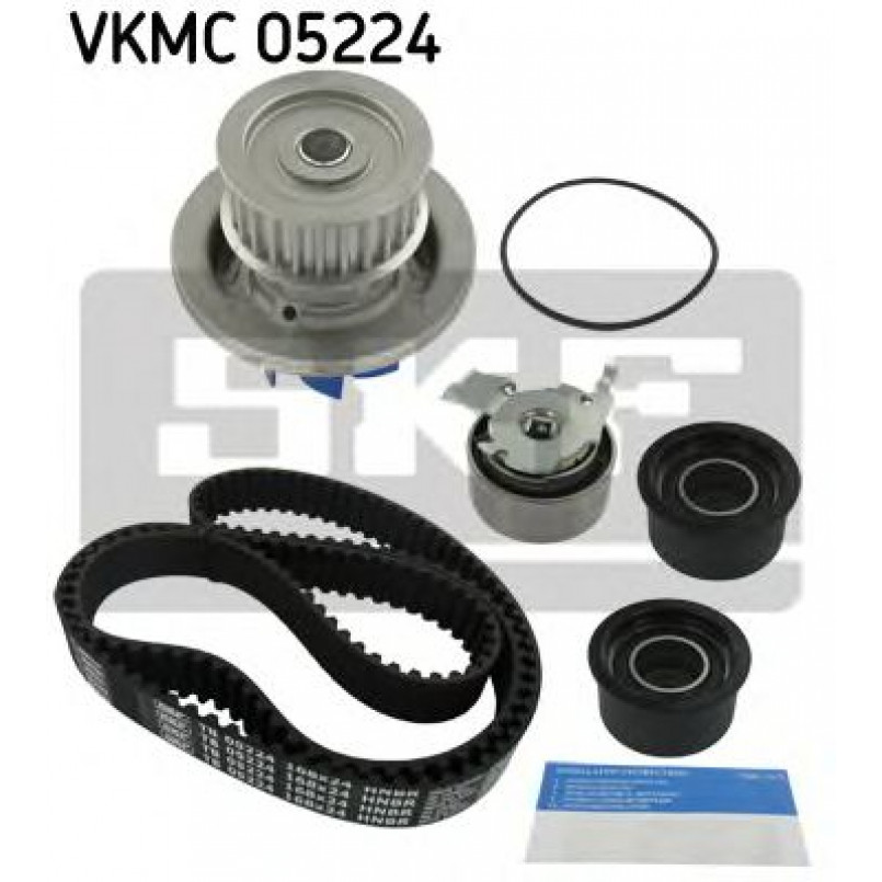 VKMC 05224 SKF - Насос охолоджуючої рідини + комплект зубчатого ремня